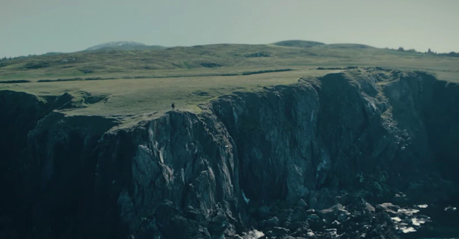 The Tourist shot of a mountain 