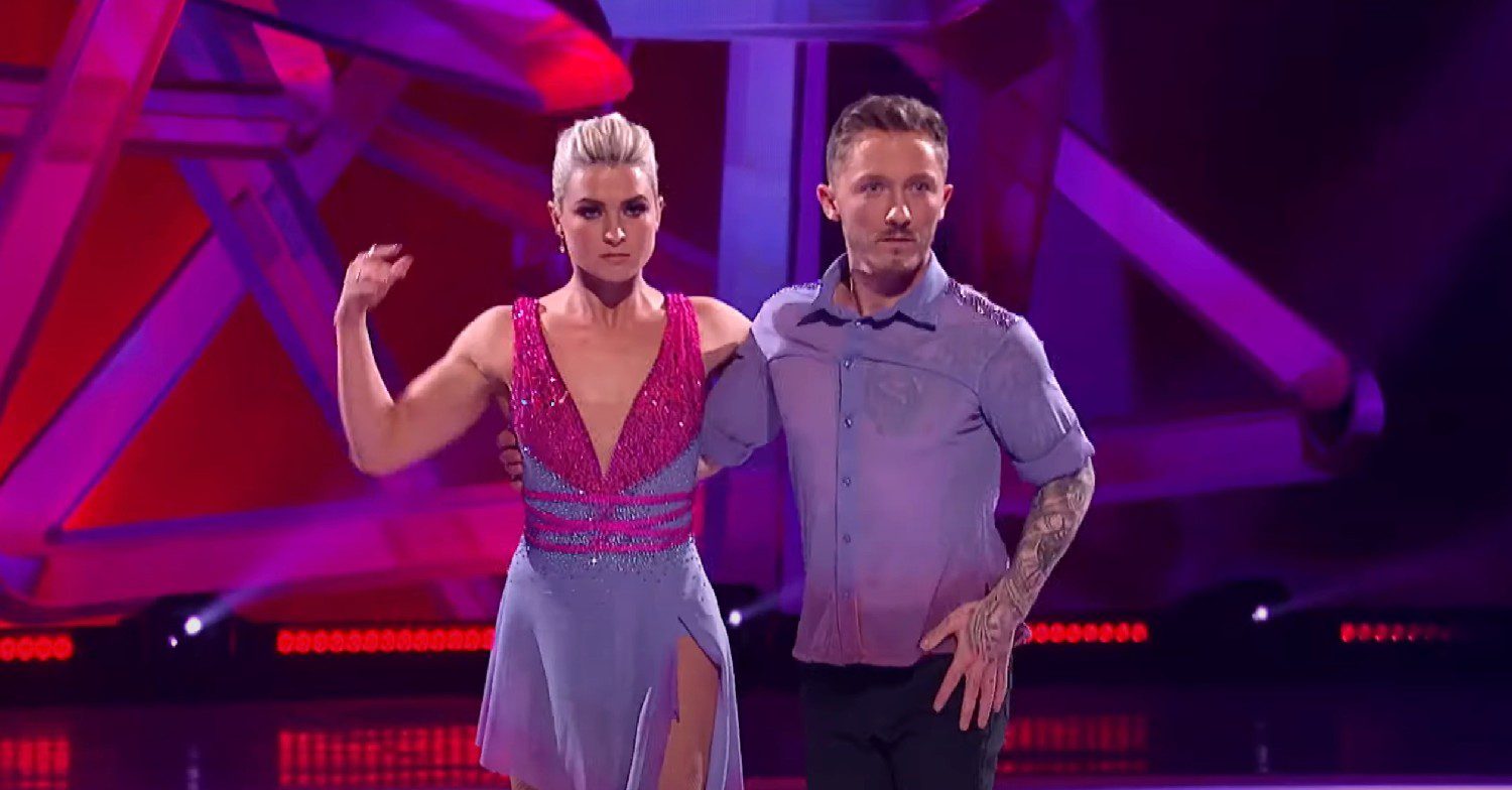 Nile Wilson and Olivia Smart on Dancing On Ice