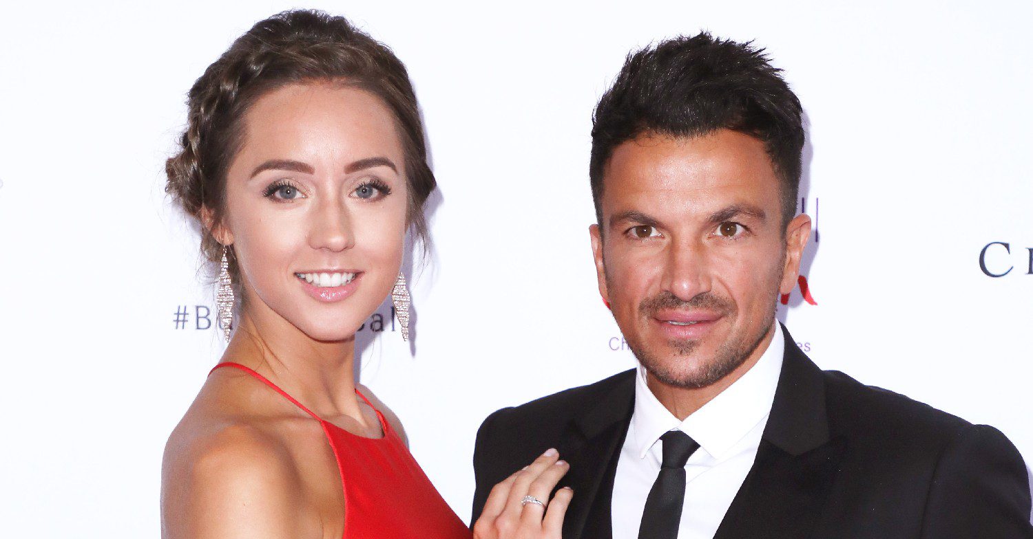 Emily and Peter Andre smiling