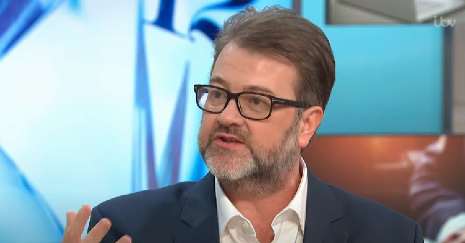 Derek Draper speaking on GMB