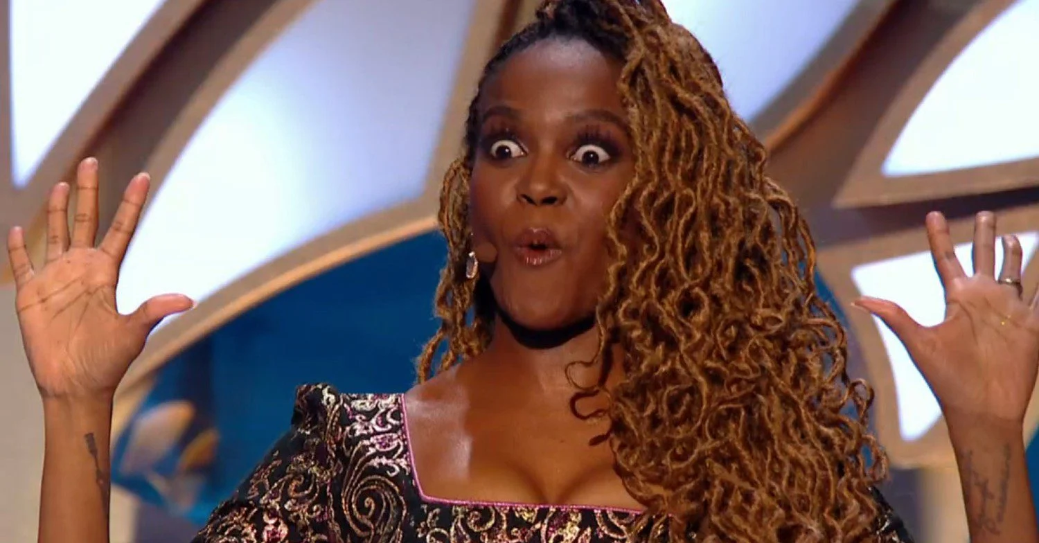 Oti Mabuse looking shocked 