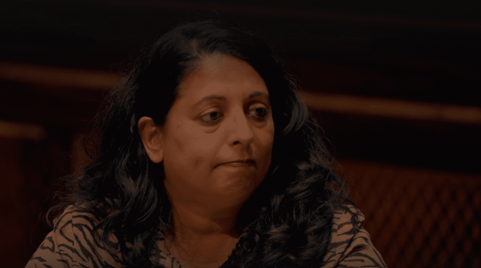 Ash on the Traitors looks resigned 