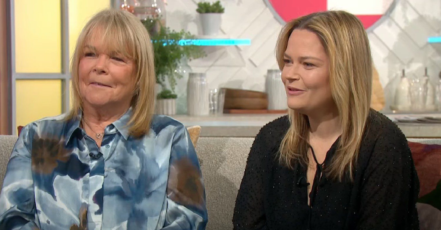 Linda Robson and her daughter Lauren on Lorraine today