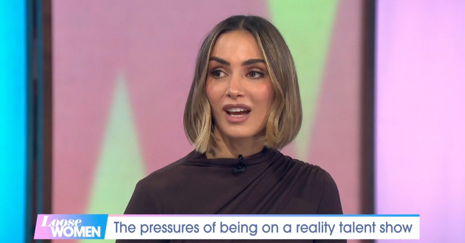 Frankie Bridge talking on Loose Women today