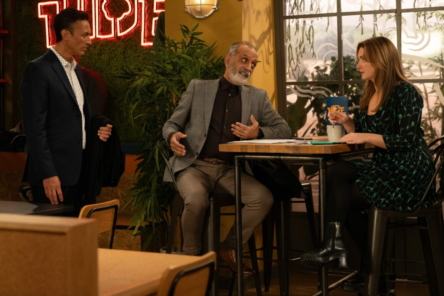 Emmerdale's Jai, Amit and Gabby are at The Hide