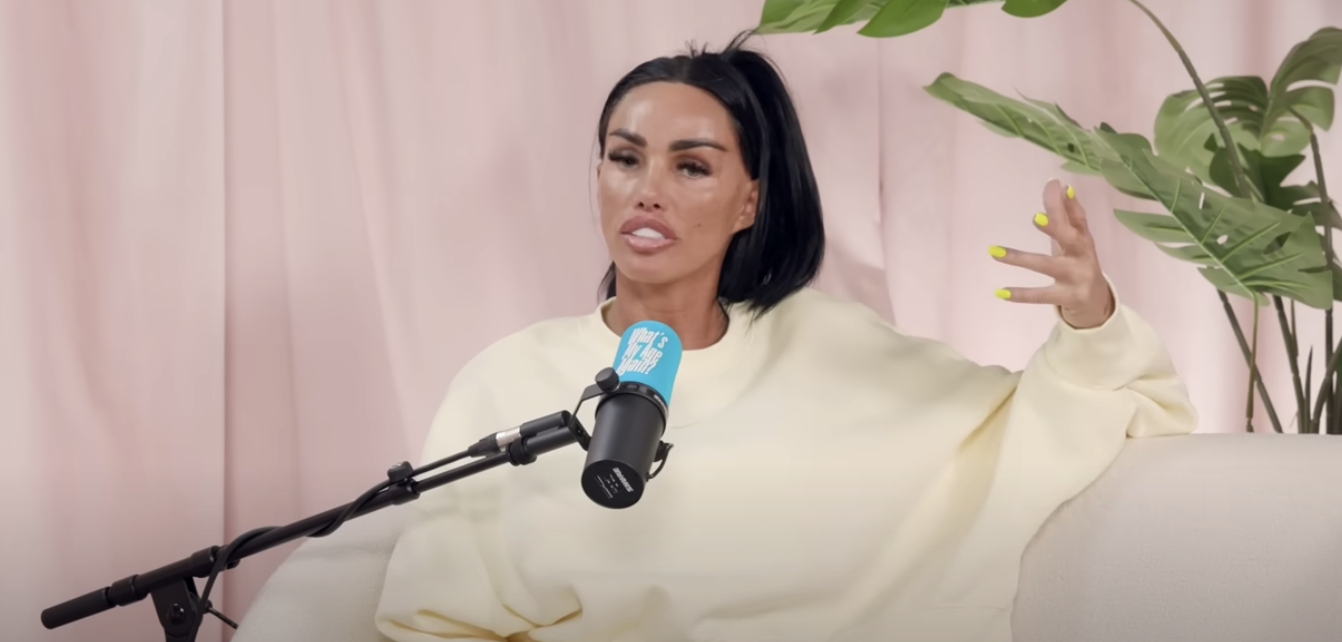 Katie Price on podcast