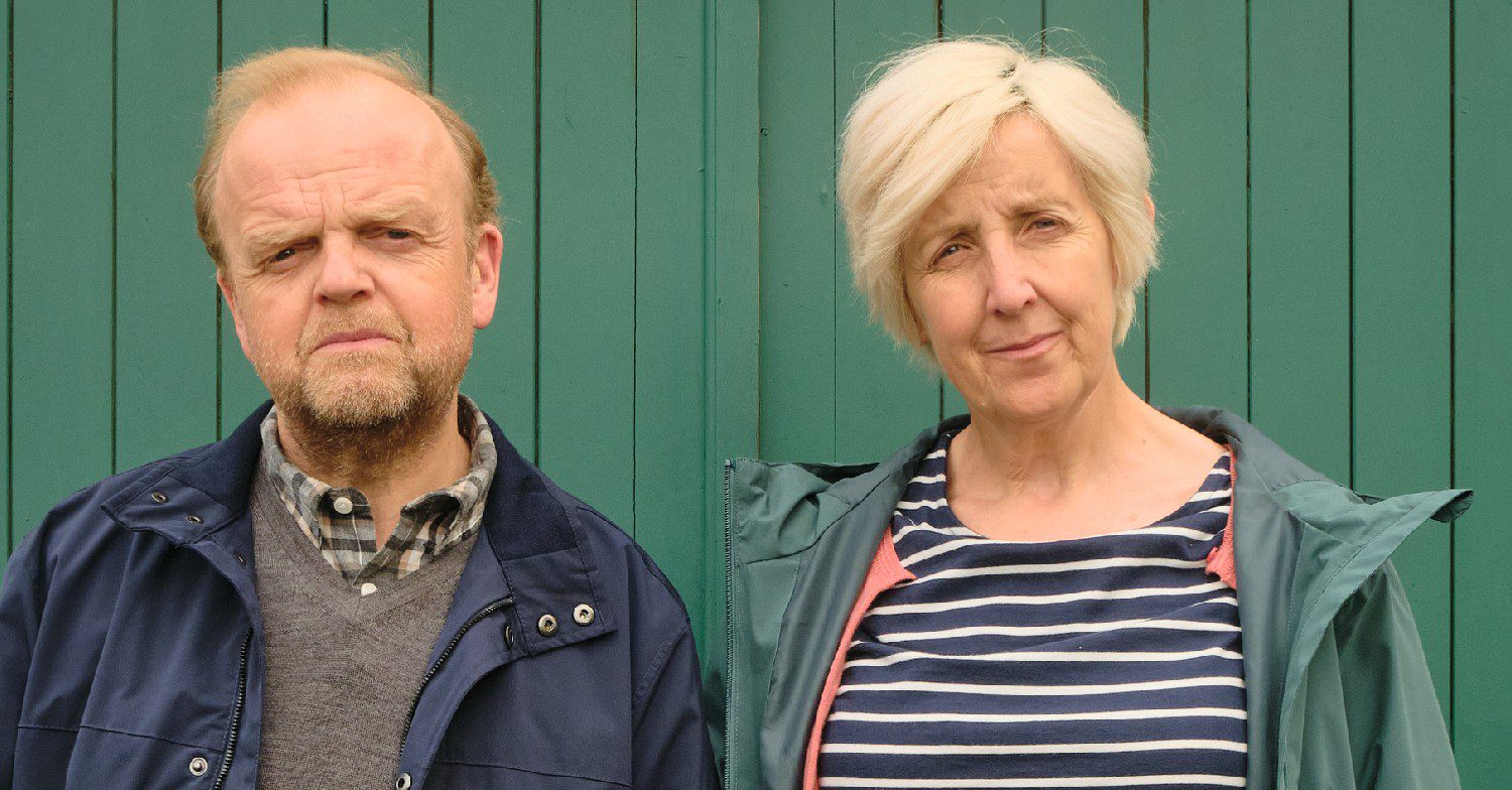 Julie Hesmondhalgh and Toby Jones 