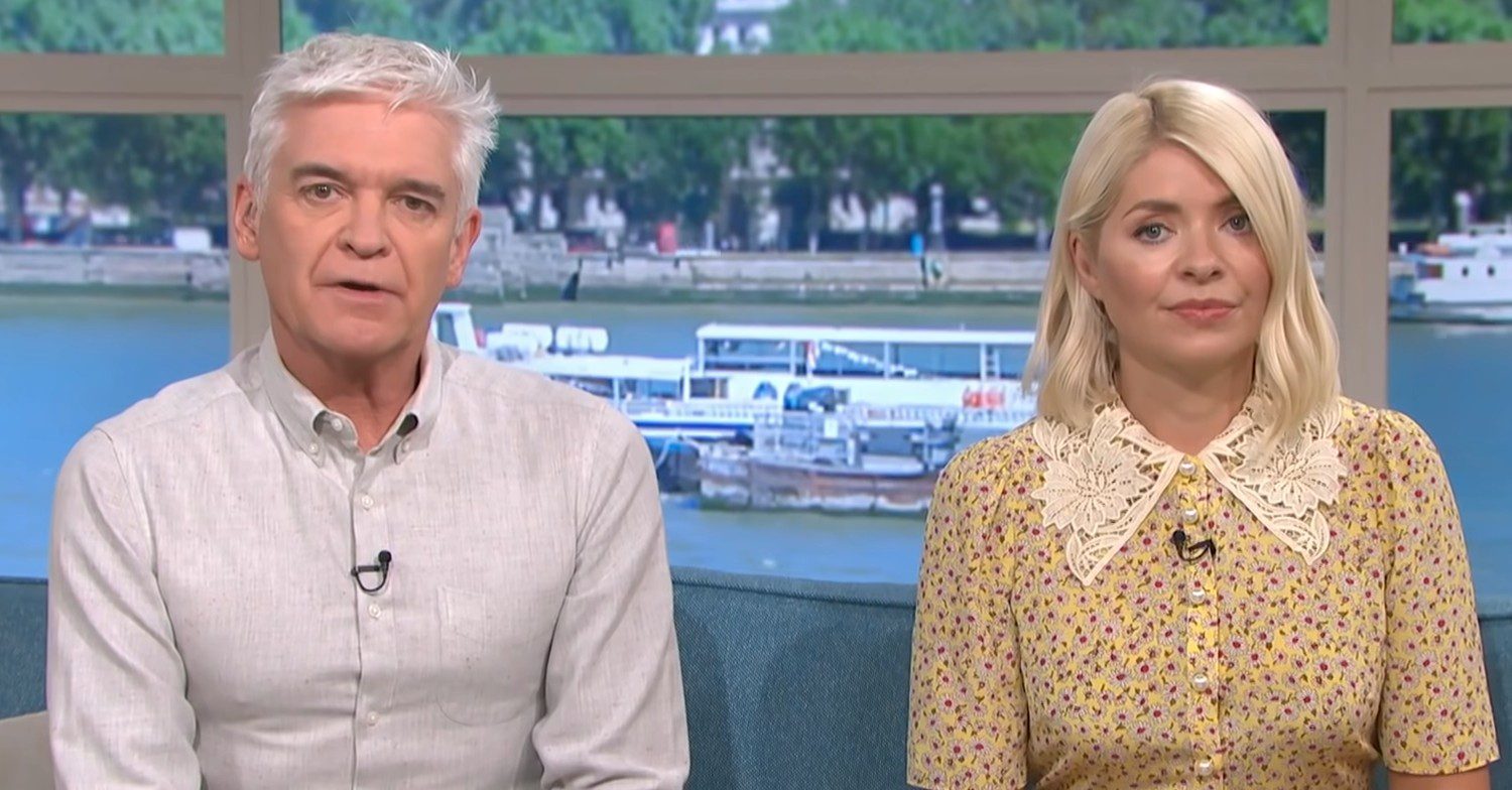 Phillip Schofield and Holly on This Morning