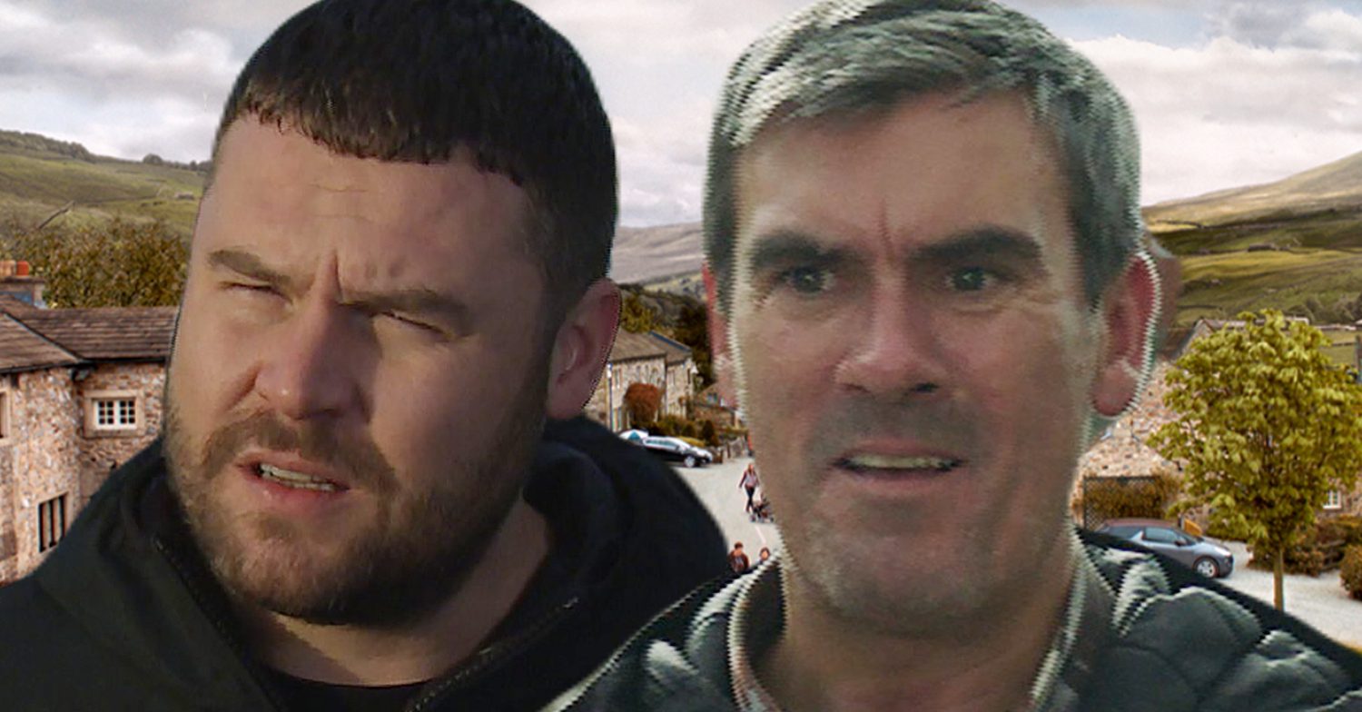 Emmerdale's Aaron, Cain, the background of the Dales