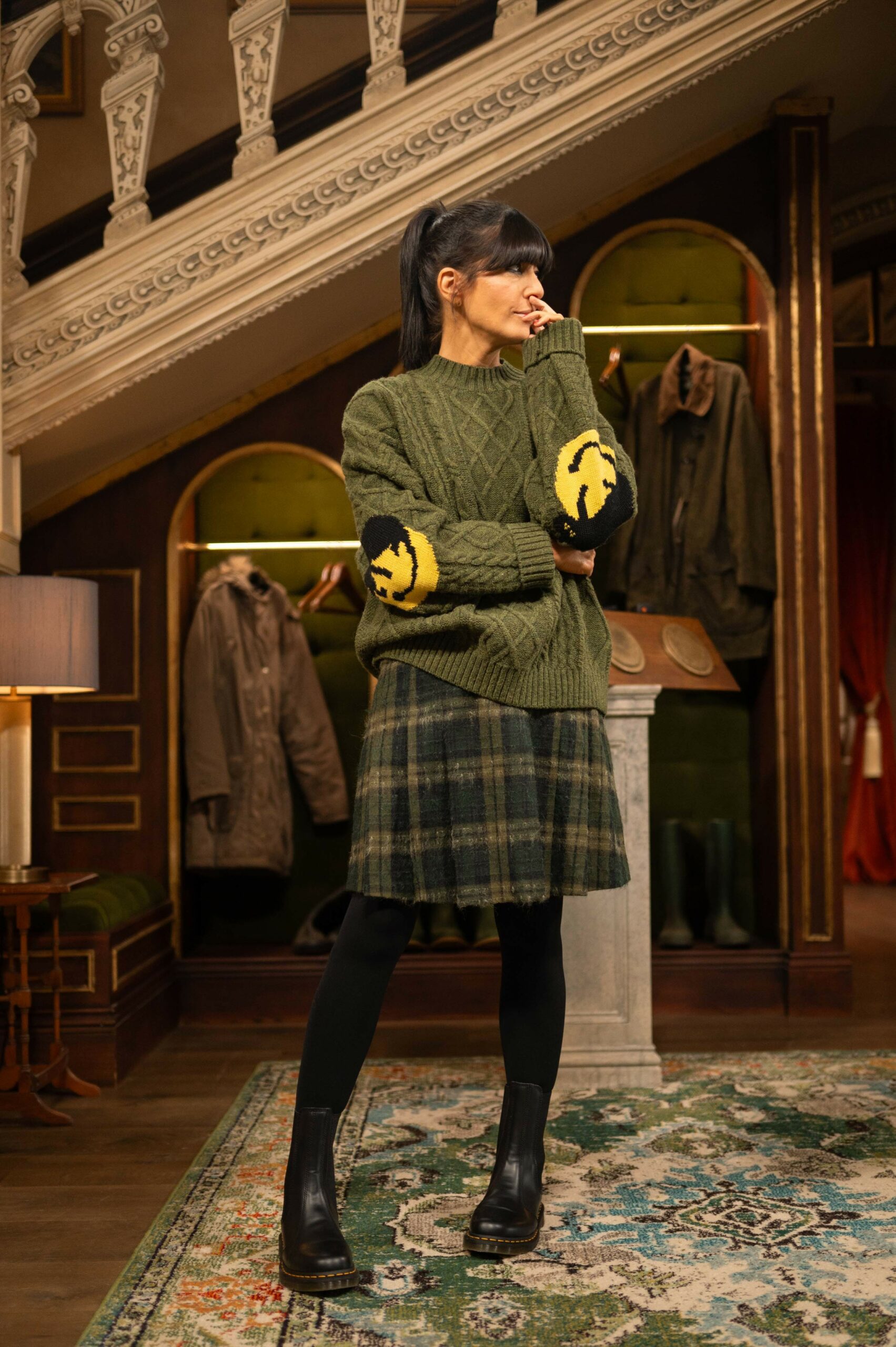 Claudia Winkleman on the Traitors