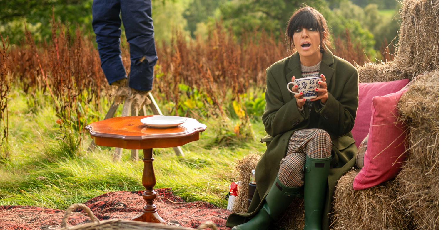 Claudia Winkleman on The Traitors 