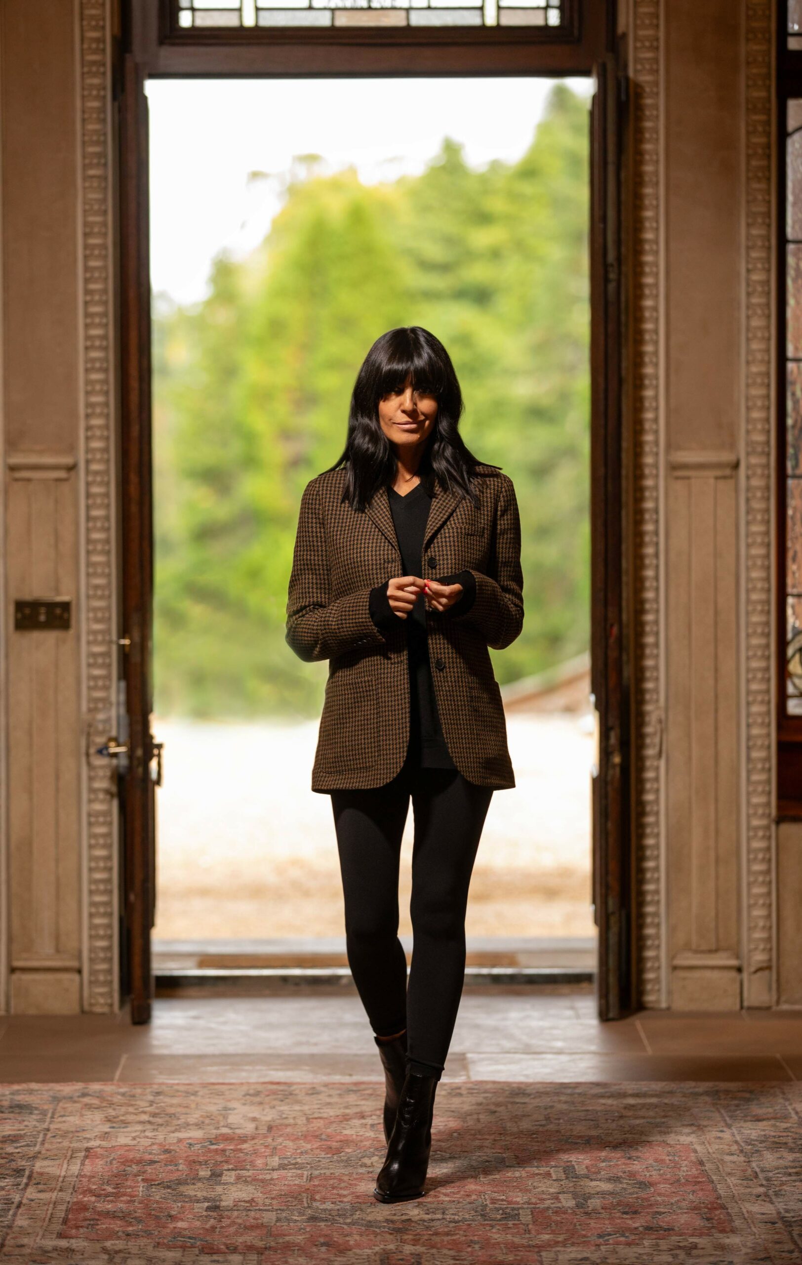 Claudia Winkleman on The Traitors 