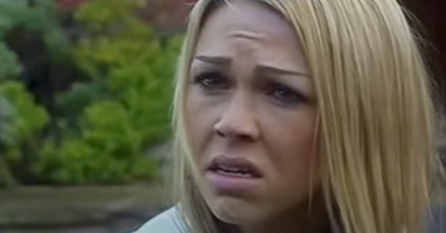 Emmerdale's Kelly Windsor is upset