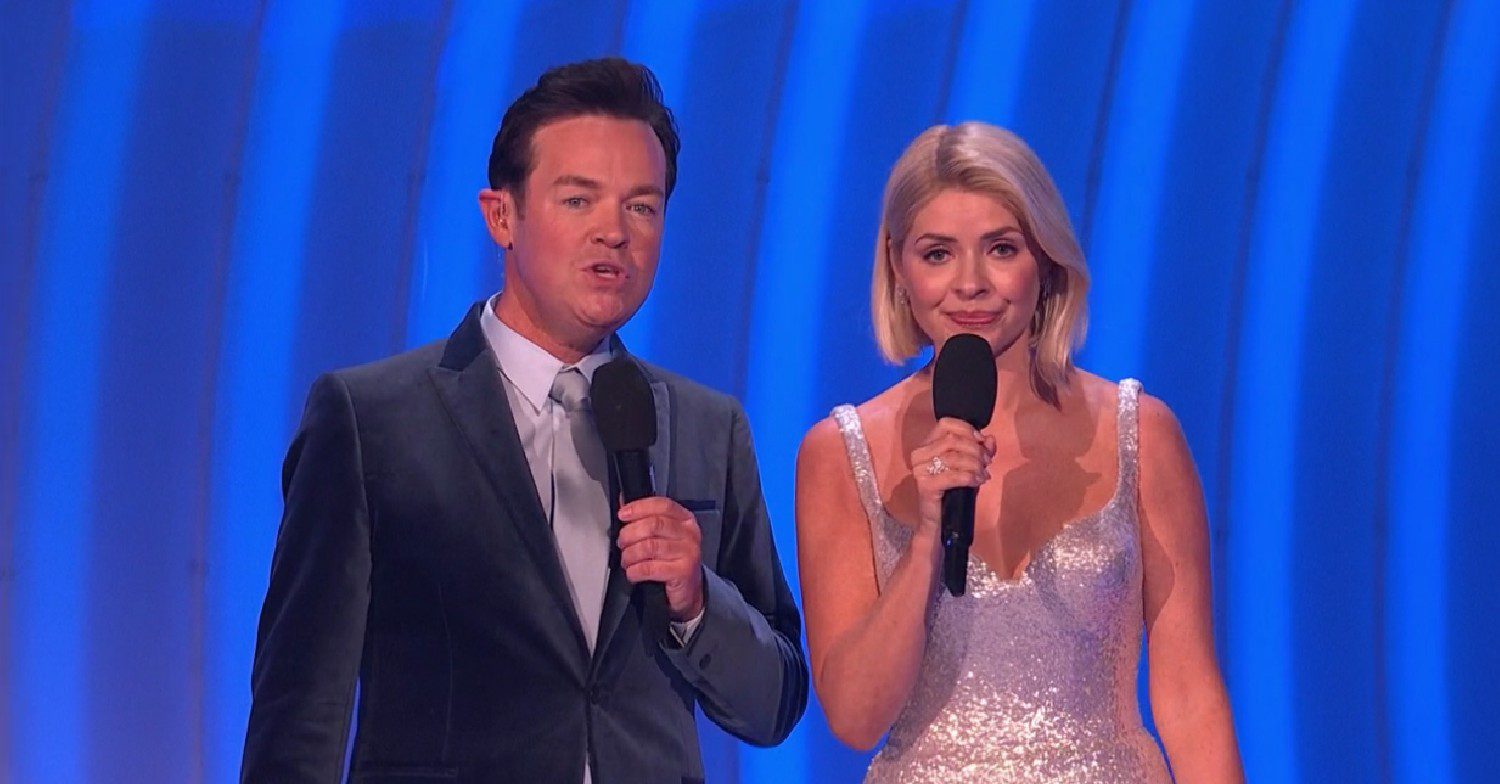 Stephen and Holly hosting Dancing On Ice 2024