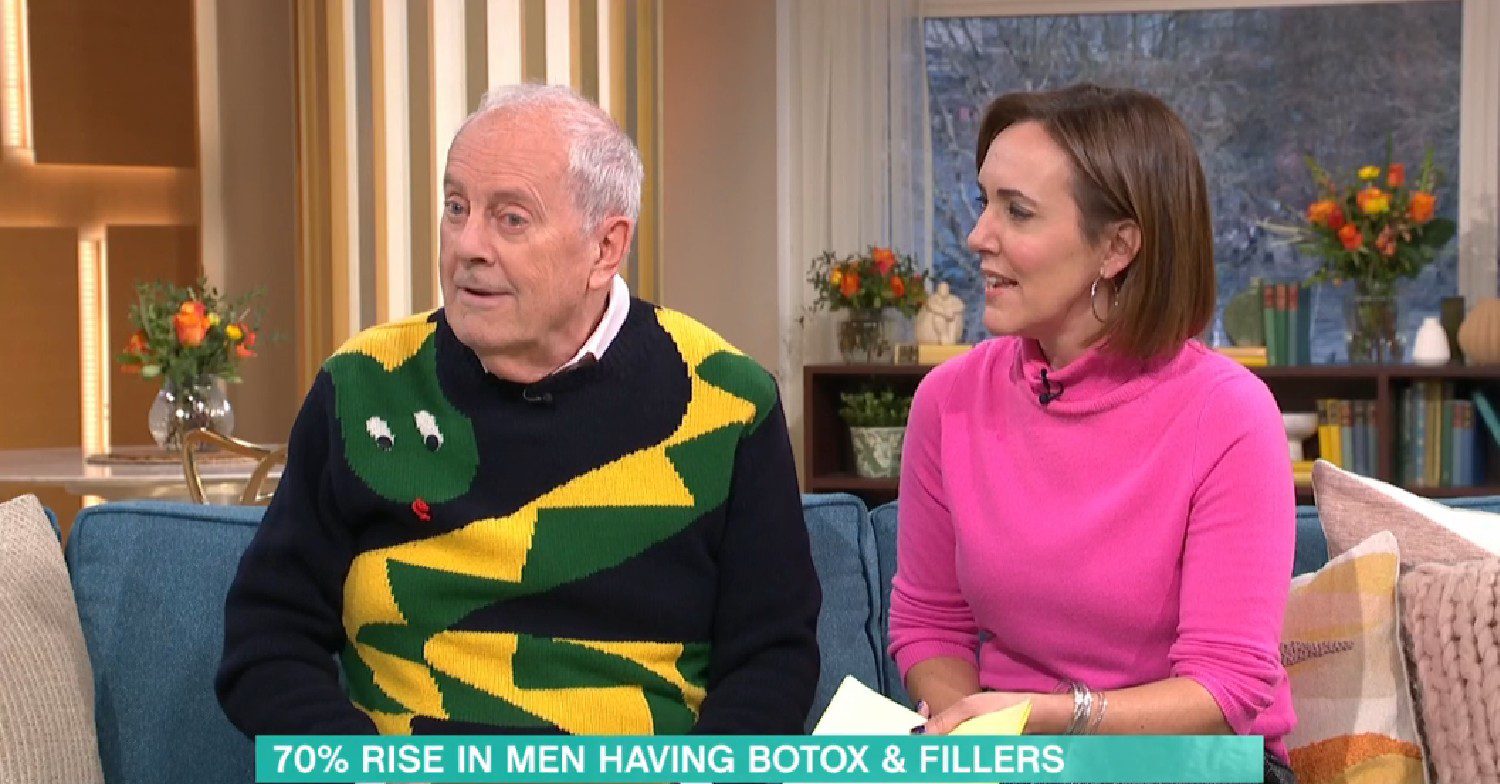 Gyles Brandreth and Camilla Tominey on This Morning today