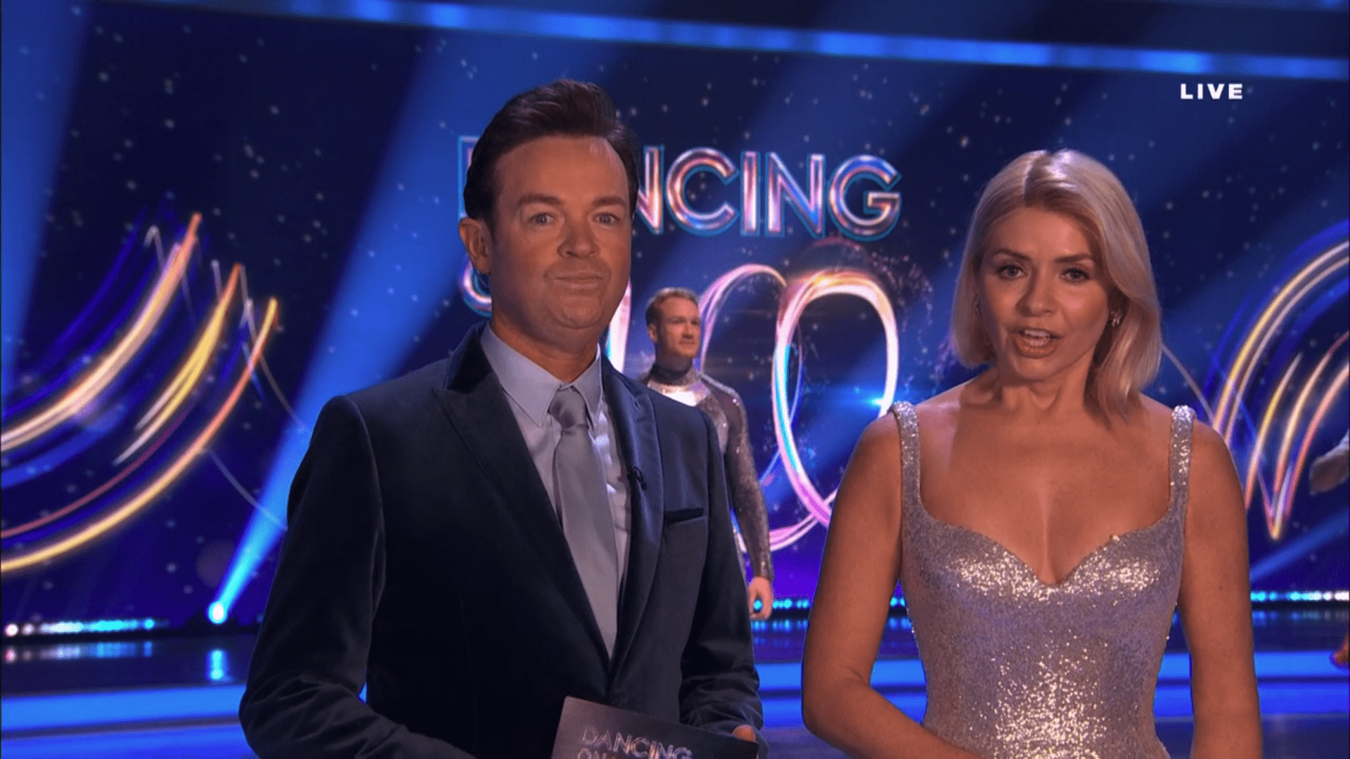 Stephen Mulhern and Holly Willoughby on Dancing On Ice