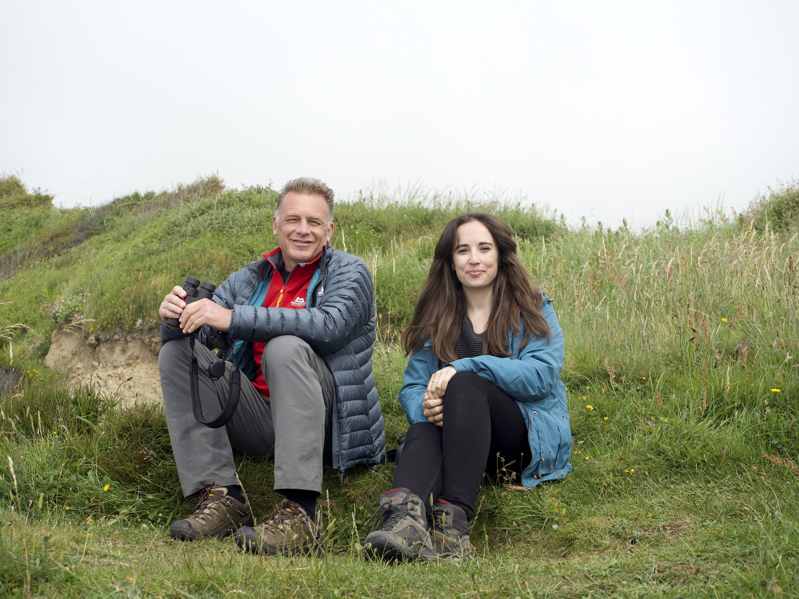 Chis Packham and Megan McCubbin in Chris and Meg's Summer Road Trip