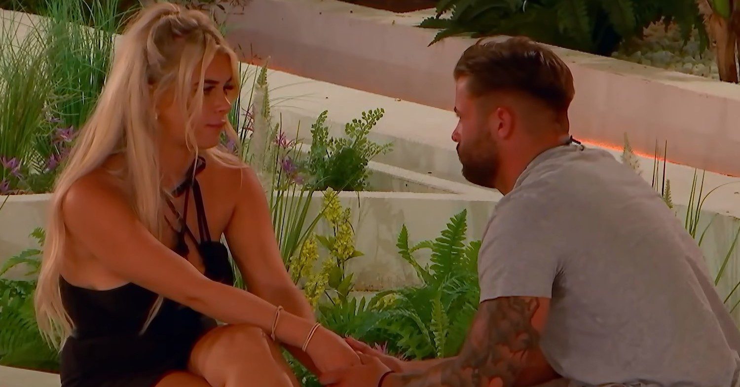 Jake and Liberty on Love Island 2021