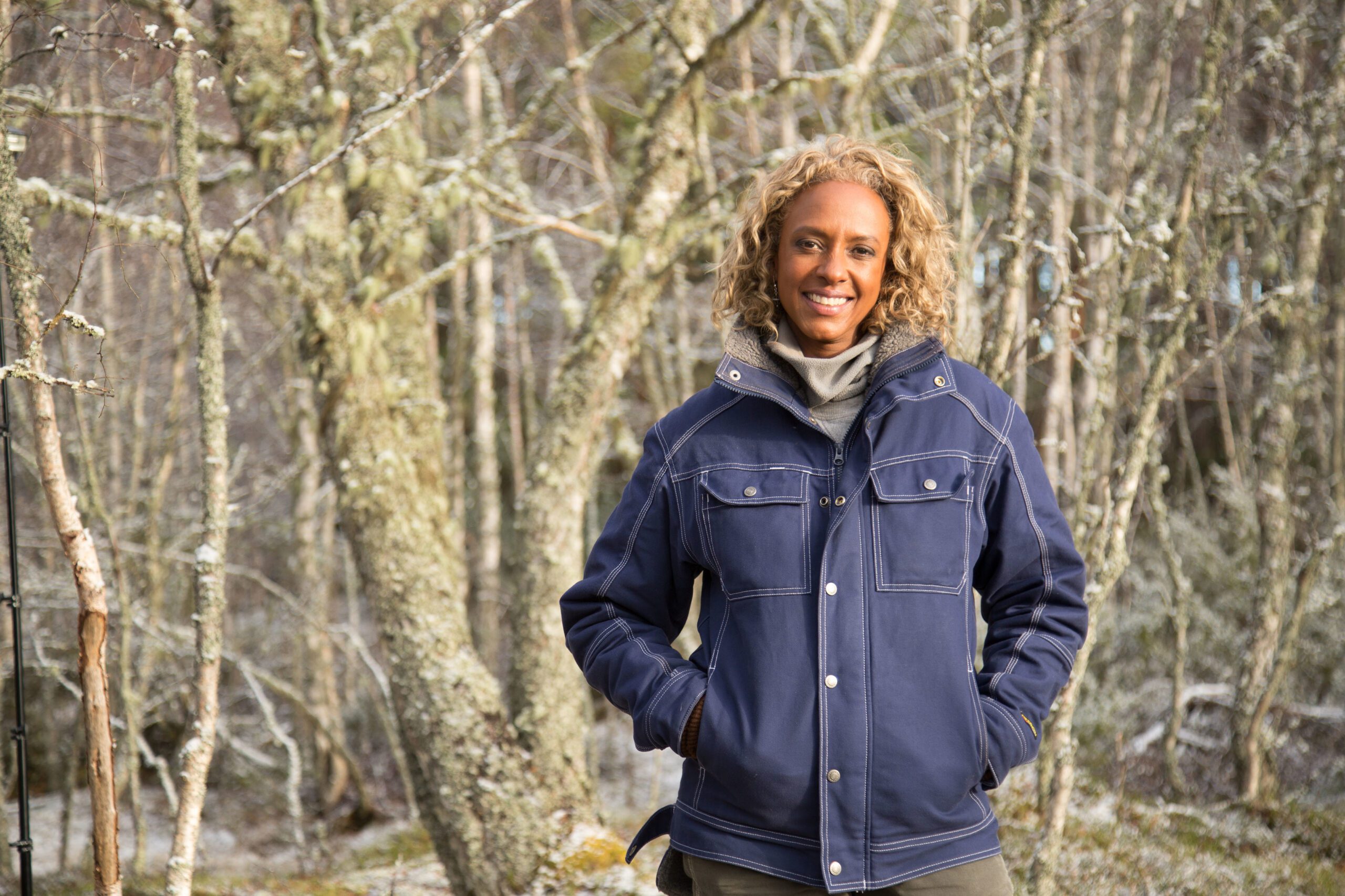 Gillian Burke in BBC Two's Winterwatch