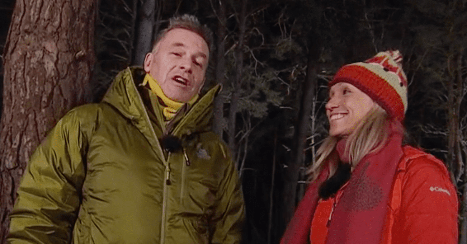 Chris Packam and Michaela Strachan on Winterwatch