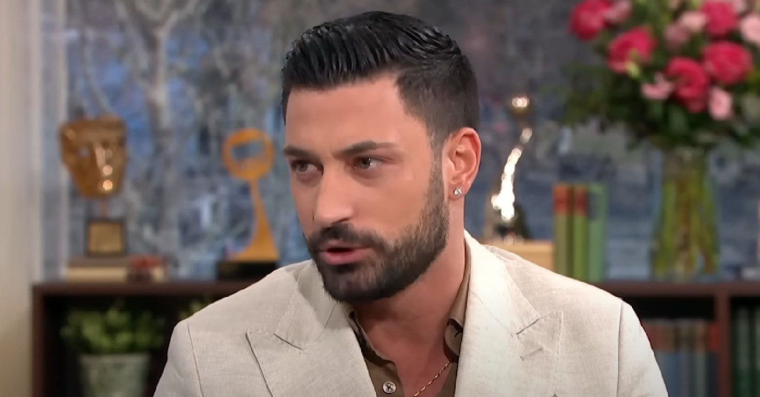 Giovanni Pernice speaking on This Morning