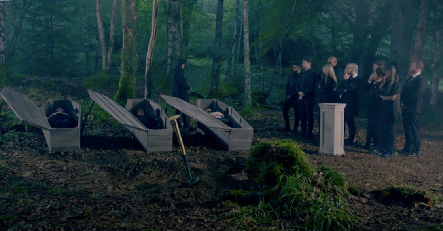 The Traitors funeral scene