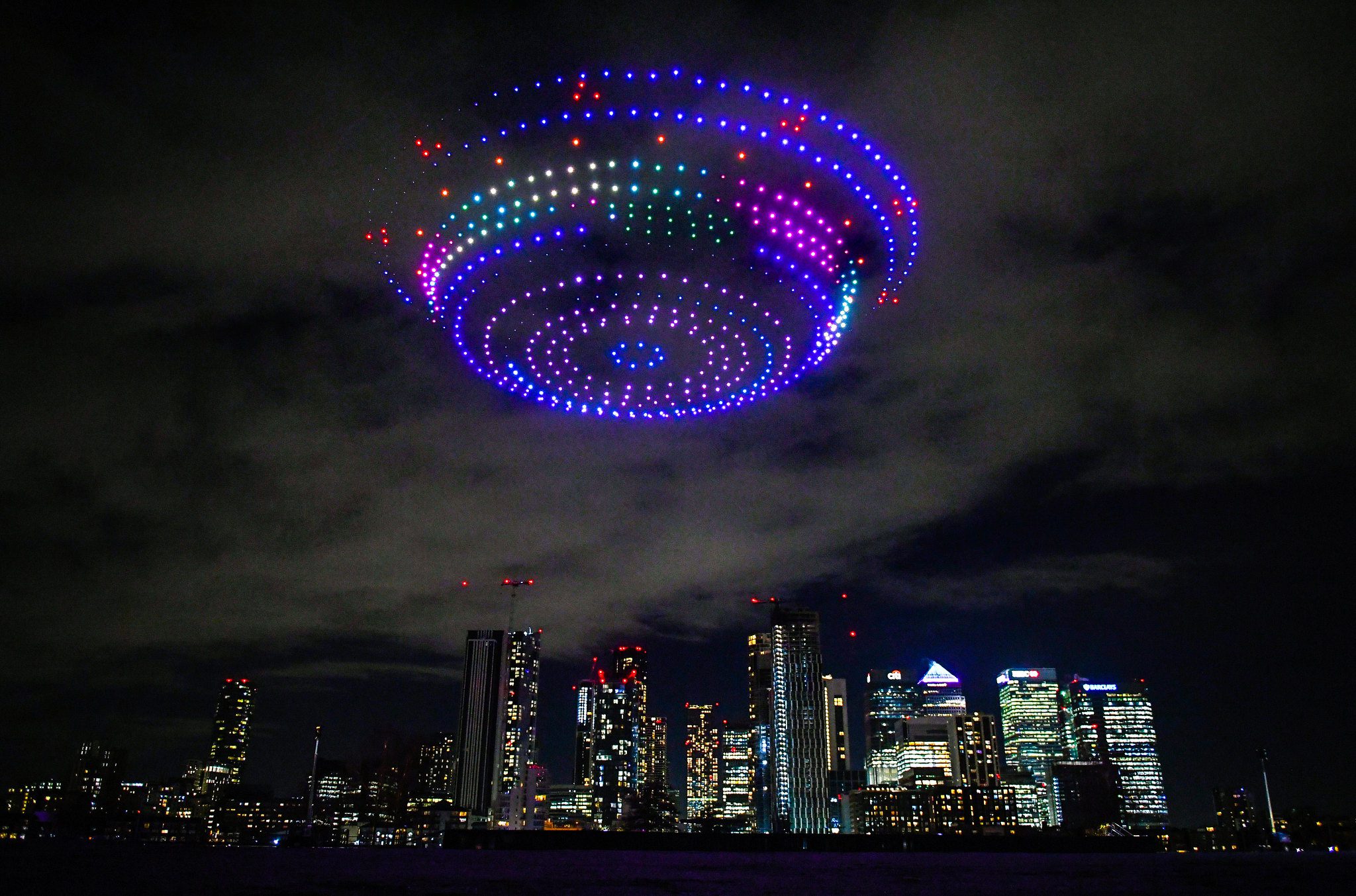 Spaceship above London