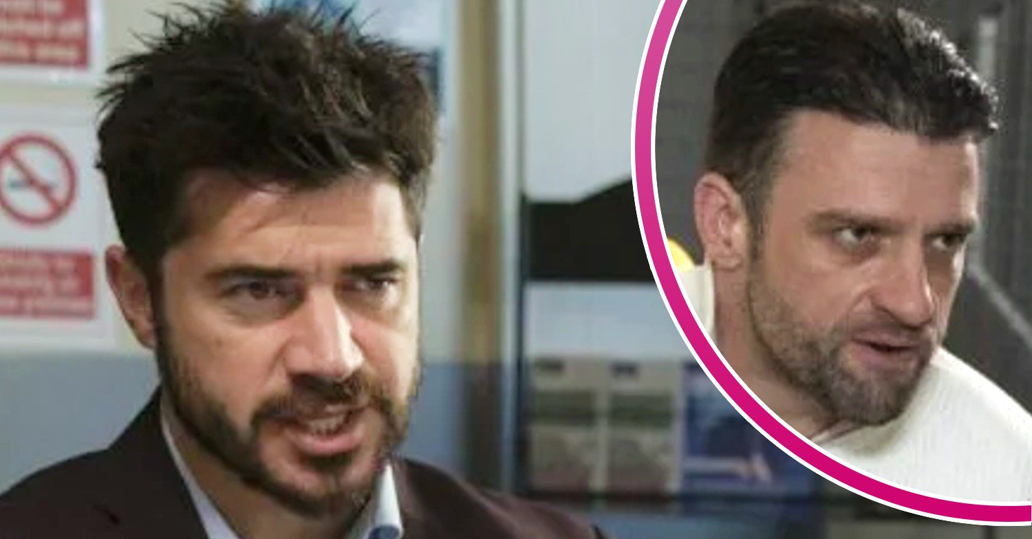 Coronation Street spoilers tonight comp image: Adam and Damon