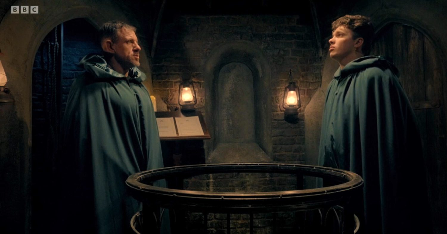 Andrew and Harry in The Traitors