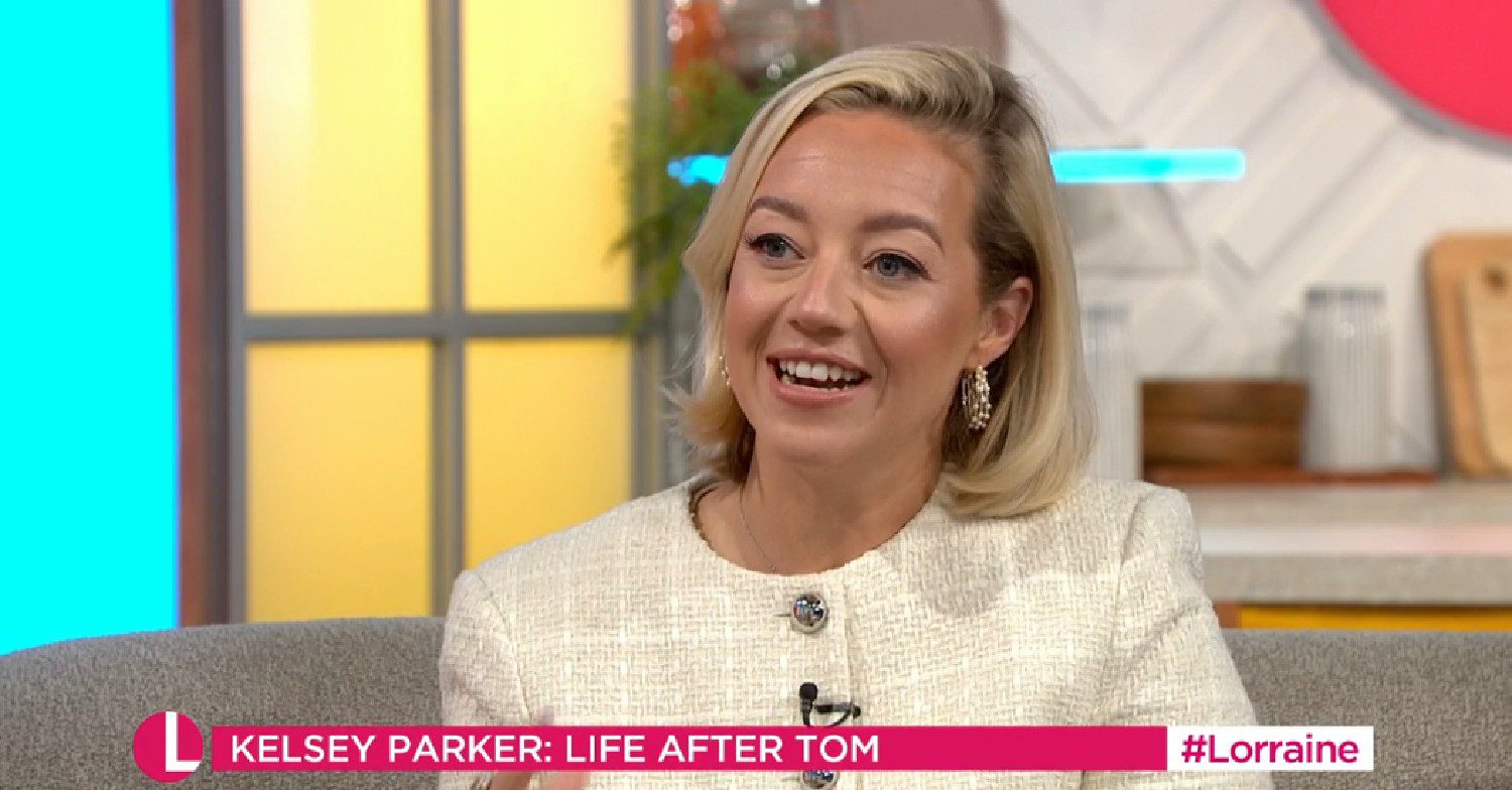 Kelsey Parker smiling on Lorraine today