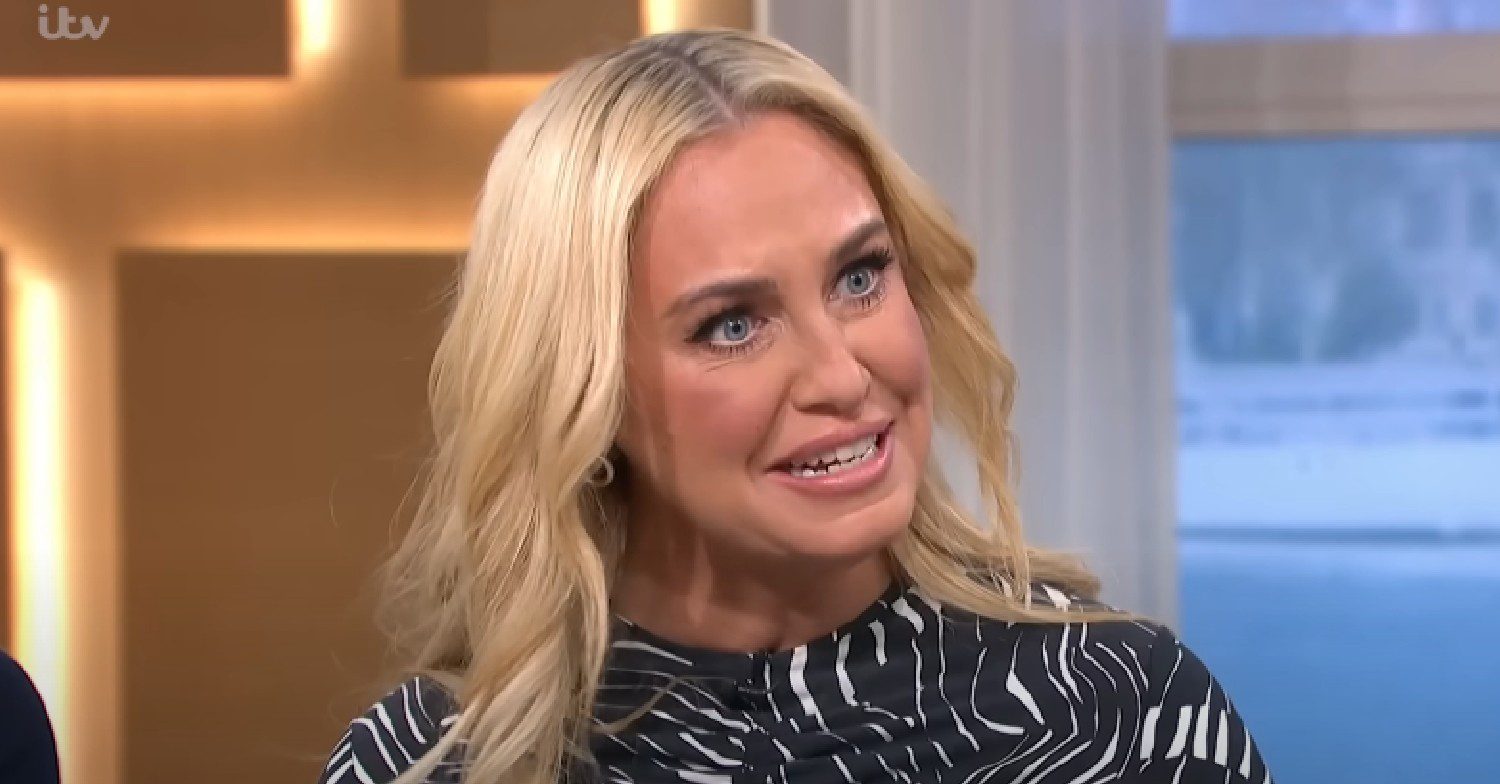 Josie Gibson talking on This Morning