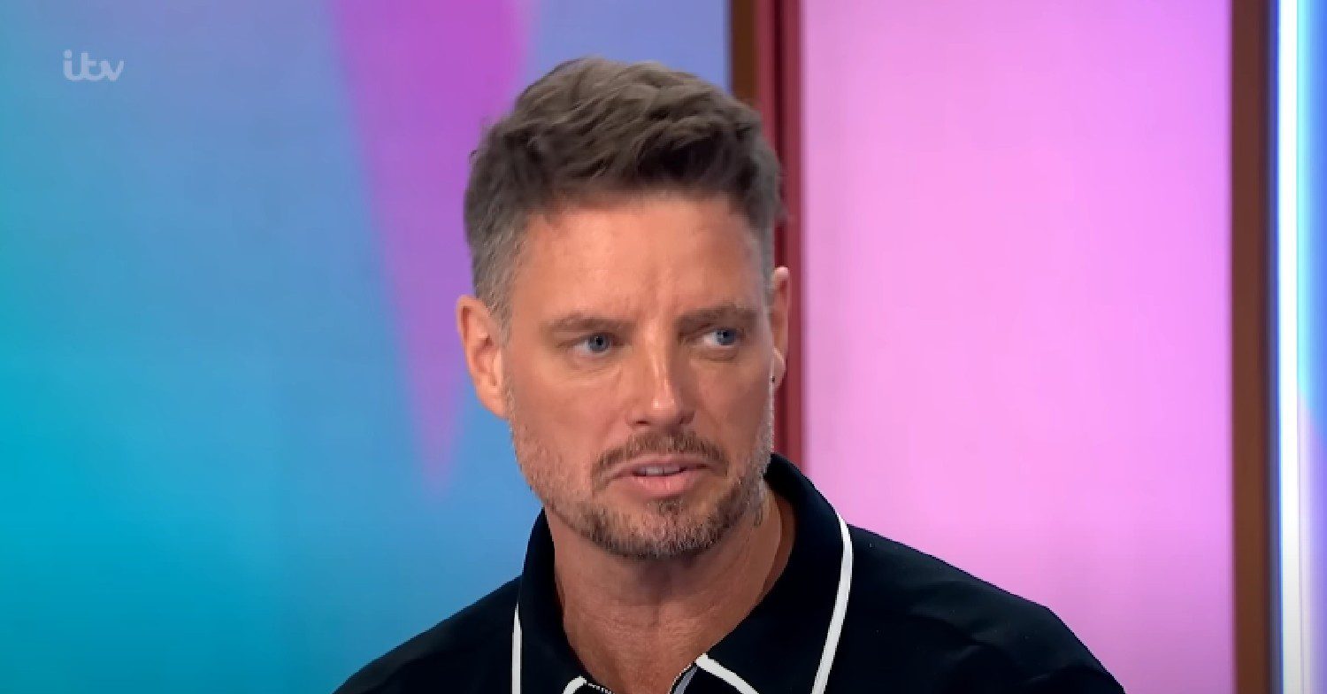 Keith Duffy speaking on Loose Women