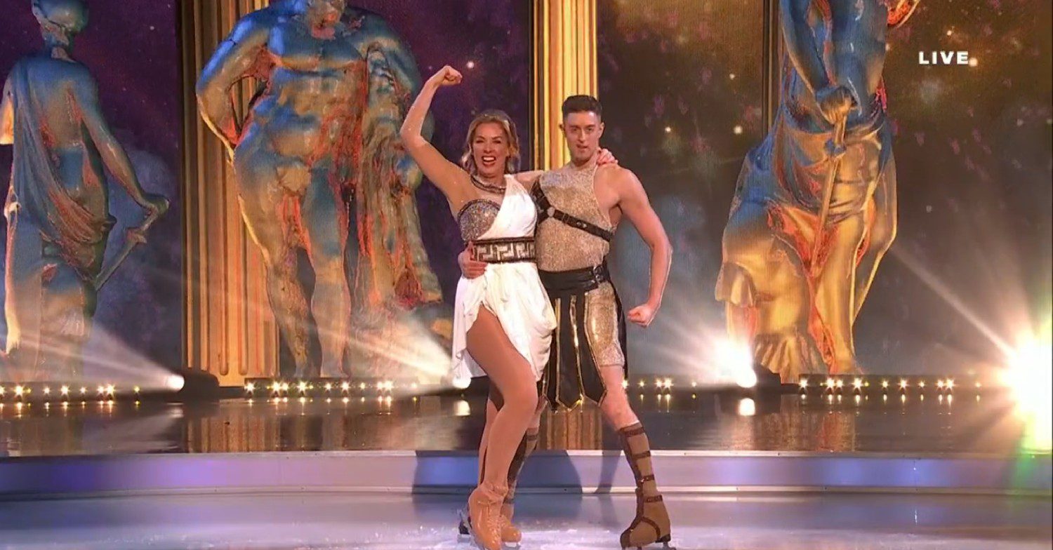Claire Sweeney and Colin Grafton on Dancing On Ice