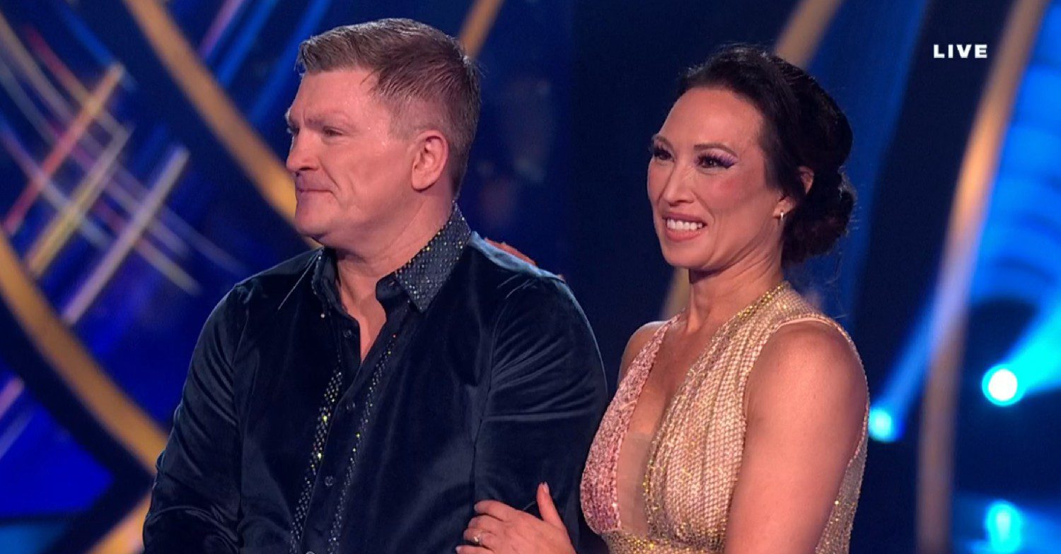 Ricky Hatton and Robin Johnstone 