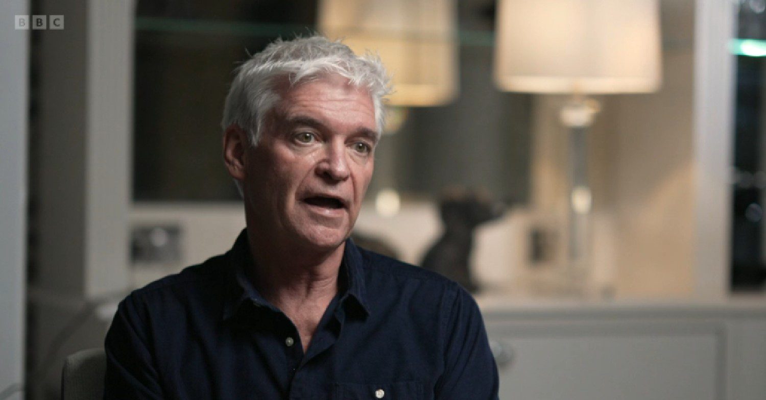 Phillip Schofield speaking in BBC interview
