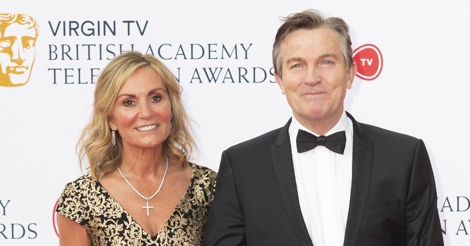 Bradley Walsh and his wife