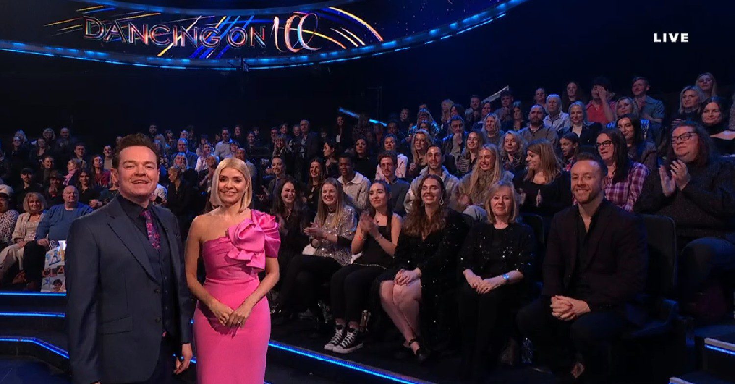 Stephen Mulhern and Holly Willoughby on Dancing On Ice