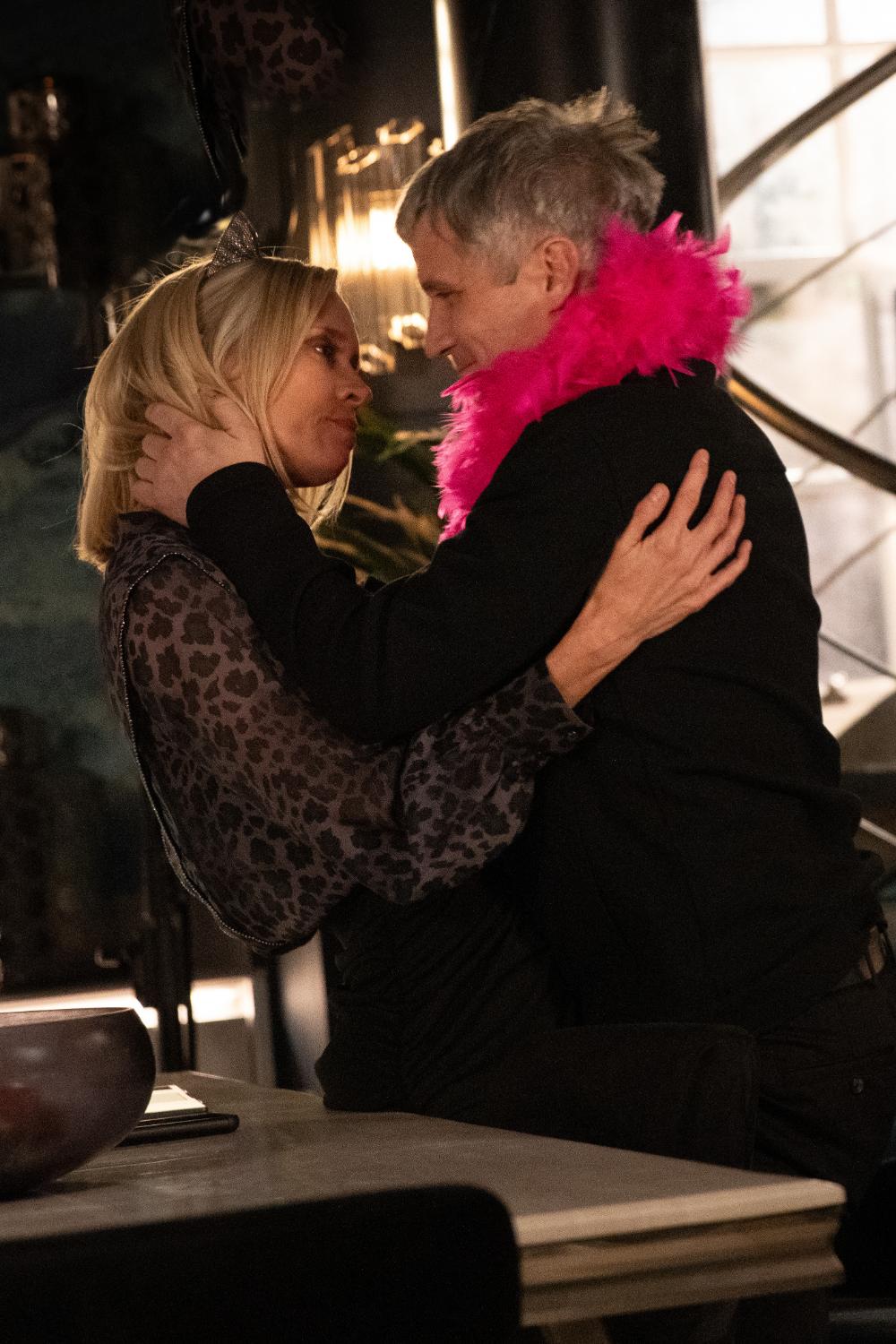 Emmerdale's Ruby and Caleb are gazing into each other's eyes