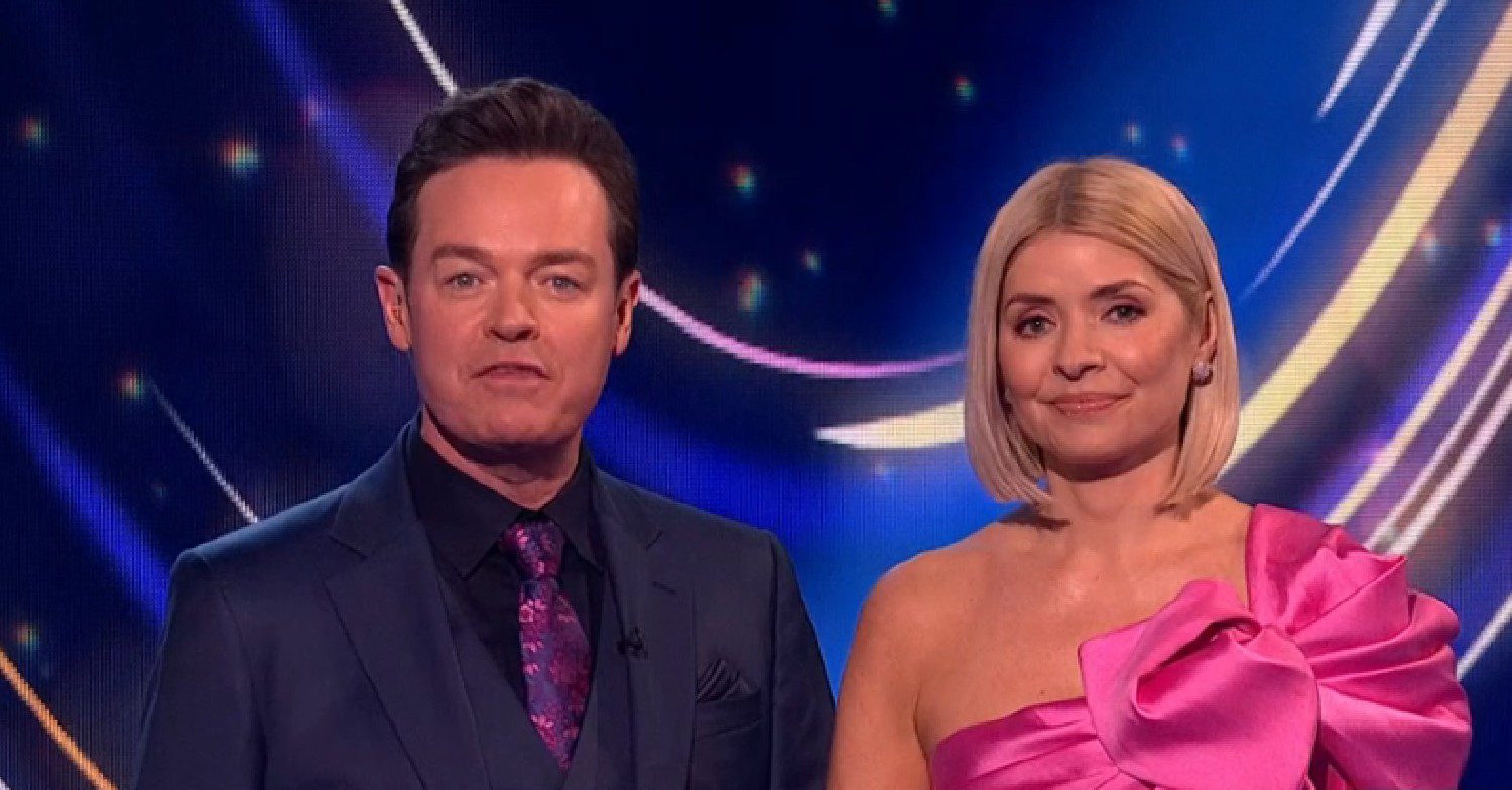 Stephen Mulhern and Holly Willoughby on Dancing On Ice
