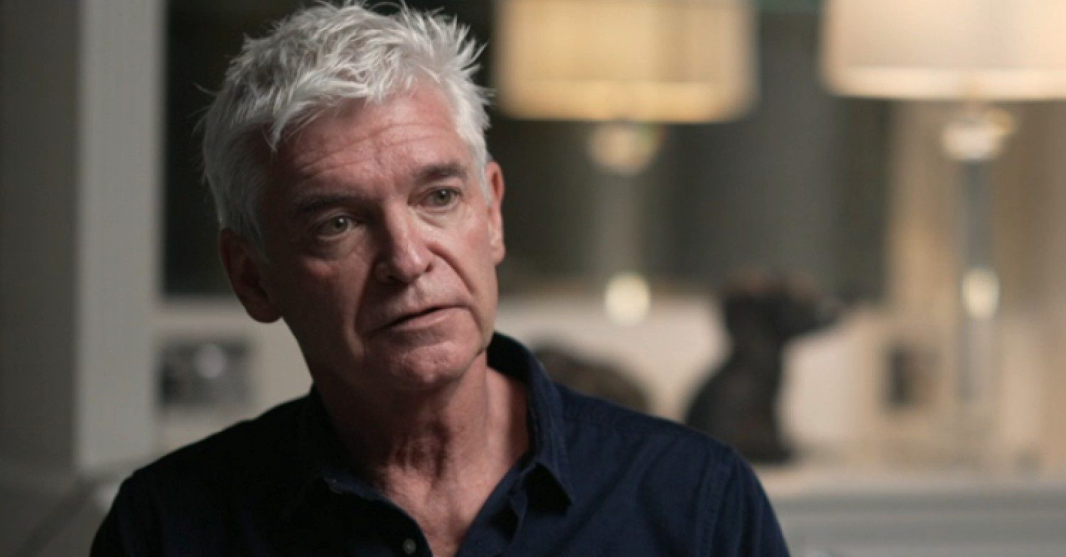 Phillip Schofield speaking in BBC interview