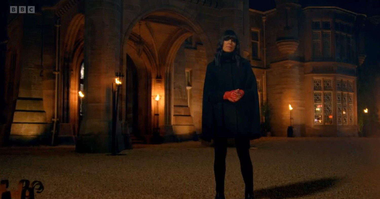 Claudia Winkleman on The Traitors