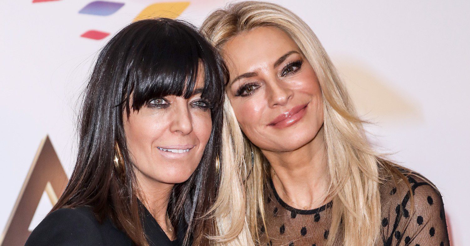 Claudia Winkleman and Tess Daly smiling