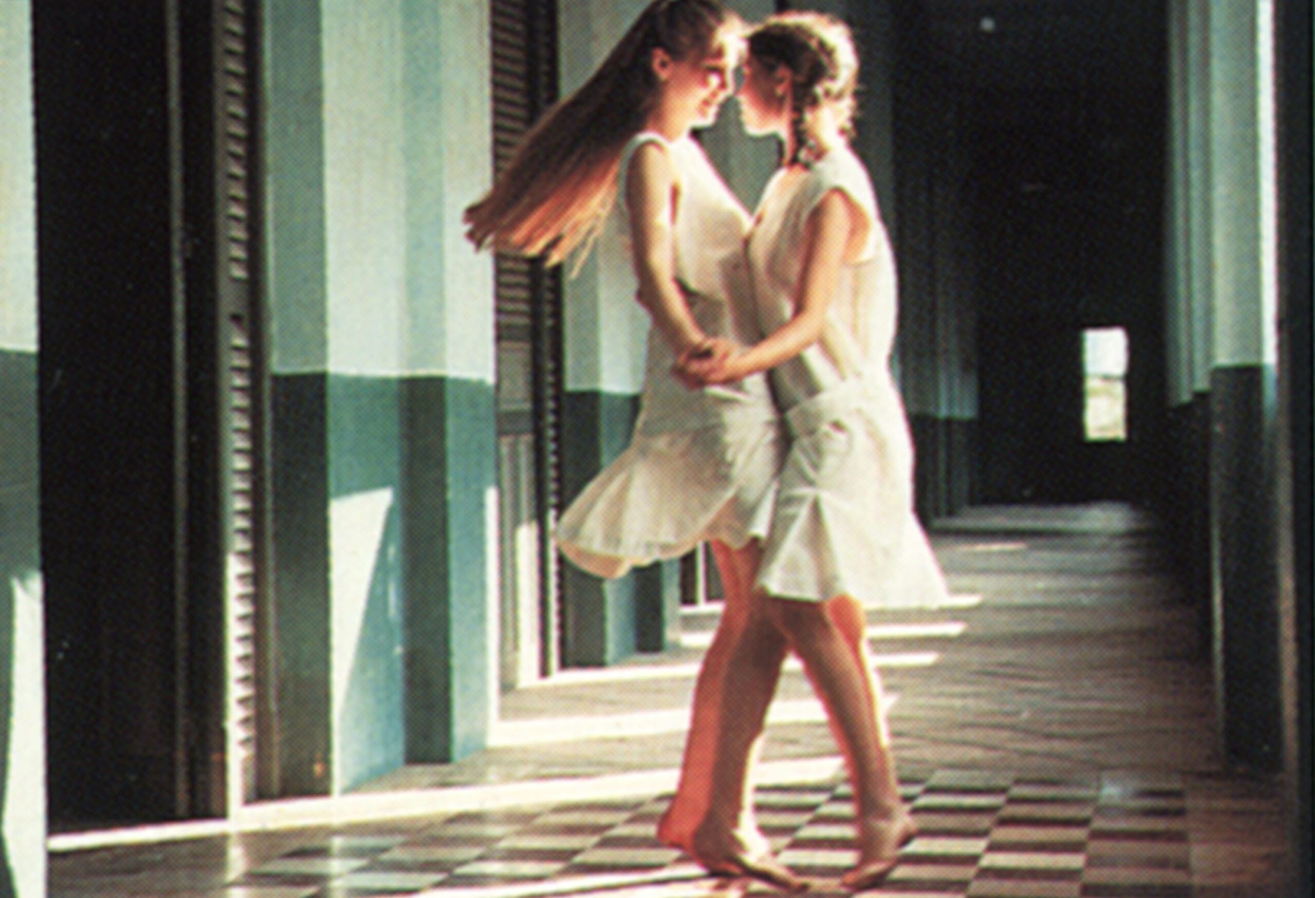 Madame Blanc Mysteries star Lisa Faulkner with Jane March in 1992's The Lover