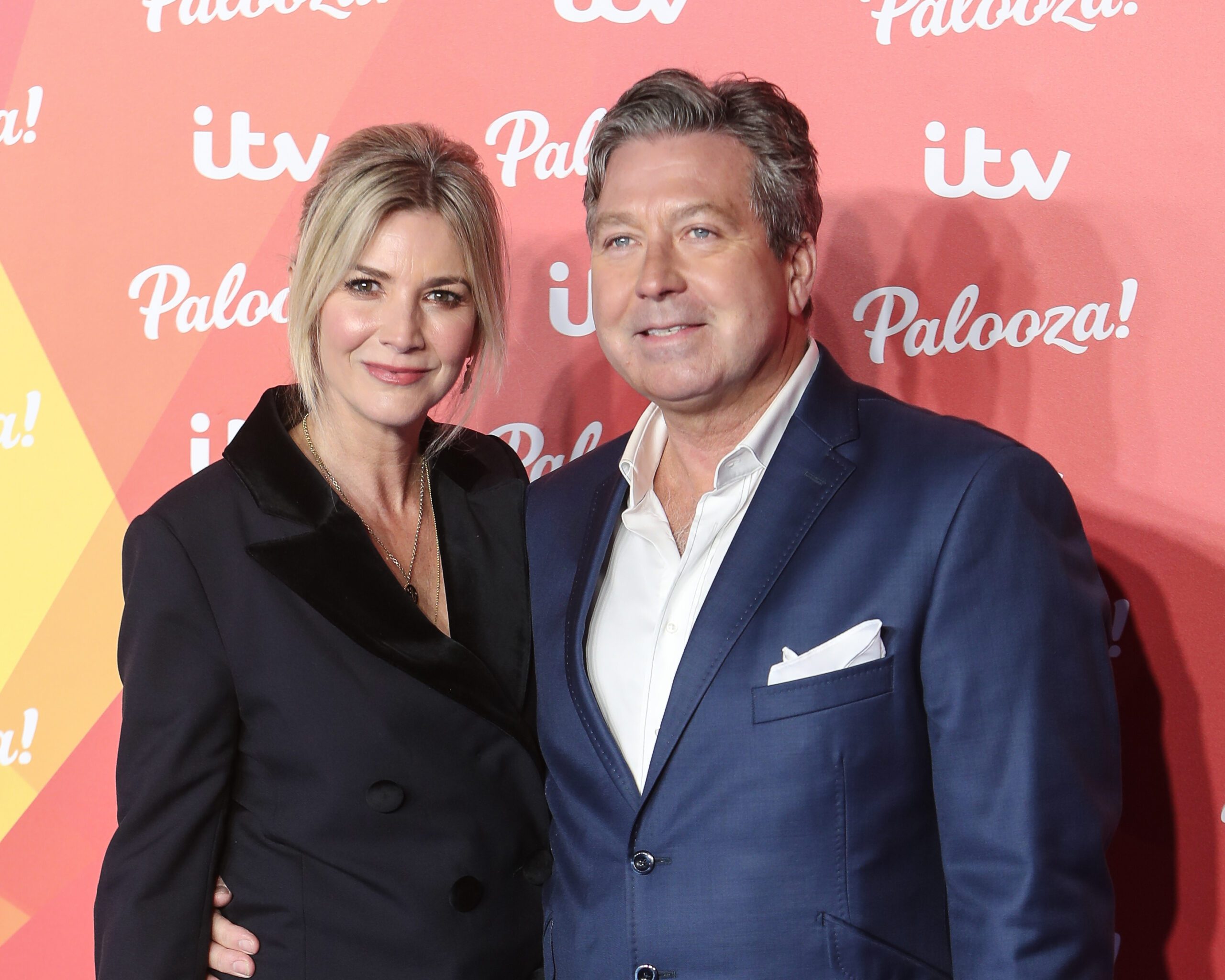 Lisa Faulkner and John Torode at the ITV Palooza held at the Royal Festival Hall