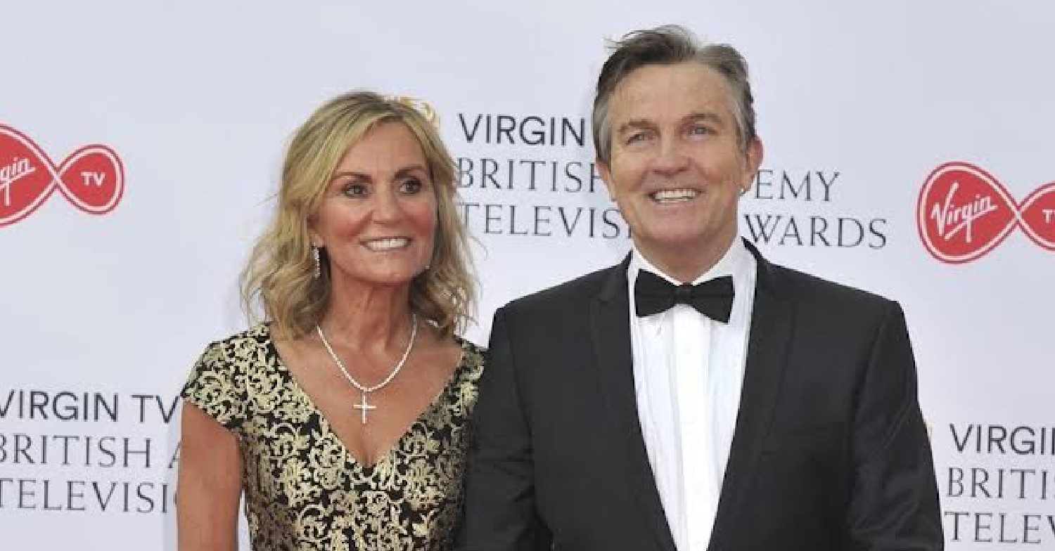 Bradley Walsh and his wife
