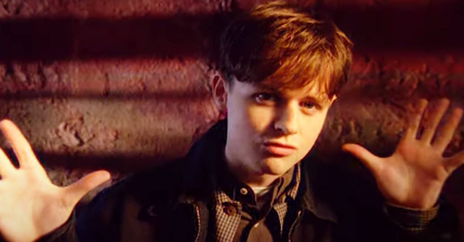 Ant and Dec star Declan Donnelly moves his hands in the 1994 PJ and Duncan music video for Eternal Love