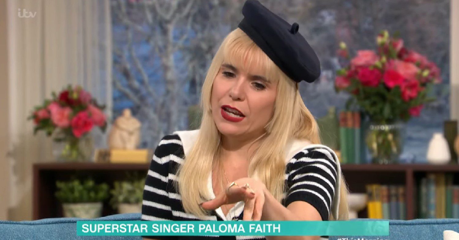 Paloma Faith speaking on This Morning today