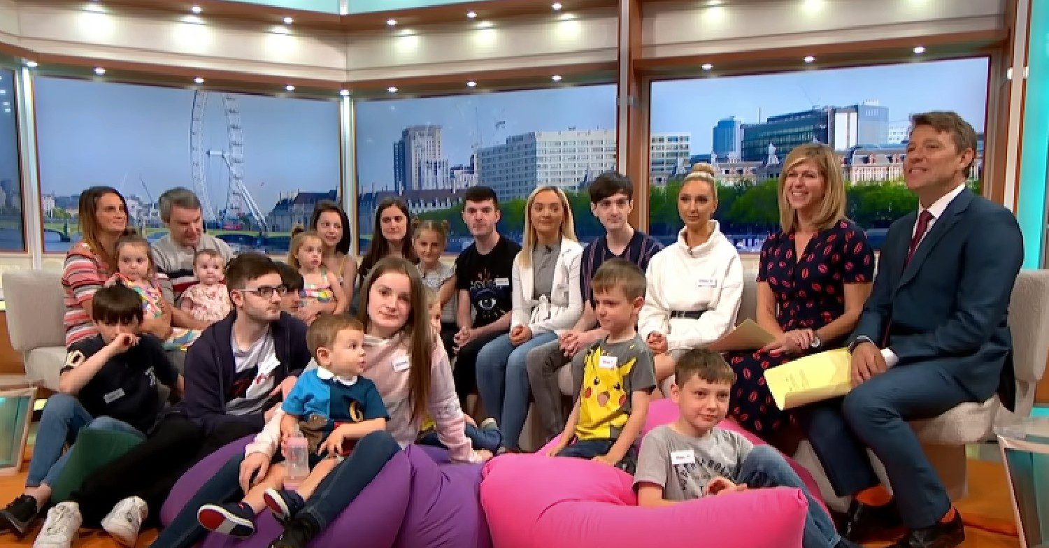 The Radford family on GMB