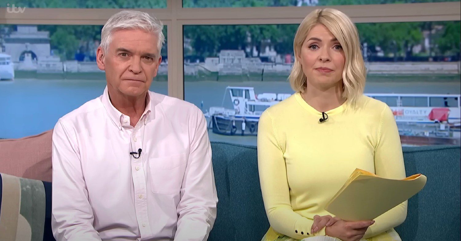 Holly Willoughby and Phillip Schofield on This Morning 
