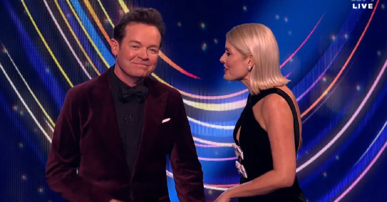 Holly Willoughby swearing on Dancing On Ice